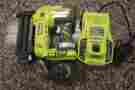 102067-1 Ryobi Cordless Brad Nailer 18ga Model P320 18v Battery Charger 102067-1 Ryobi Cordless Brad Nailer 18ga Model P320 18v Battery Charger