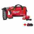 2741-21ct-48-11-1820 16-gauge Milwaukee 18v Lithium-ion Cordless Straight Finish Nailer Kit Battery 045242755110
