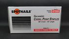 87008 8 3 2 1 Staples Boxes Galvanized " Spotnails Crown Chisel Point Length