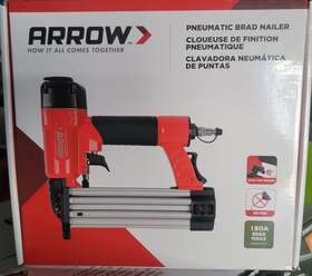 B09c5lv46c Arrow 18 Gauge Pneumatic Brad Nailer Upholstery Nail Gun 5/8-1-1/4 Inch Nails 4000pc