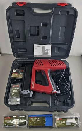 Arrow Ebn320 Red Electric Brad Nailer Case Manual 1 Inch 1.25 1.5 2 Parts Repair