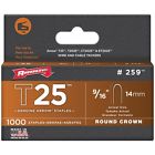 Arrow Fastener 259 Round Crown Staples For T25 9 16 1 000 Pack 079055259169 Arrow Fastener 259 Round Crown Staples For T25 9 16 1 000 Pack 079055259169