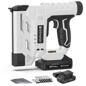 Bcsg-20-ush5 Bielmeier 20v Nail Gun Battery Powered 18 Gauge 2 In 1 Cordless Brad Nailer Stapler Fo