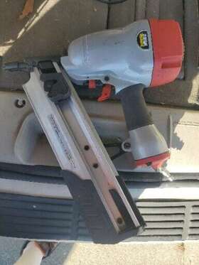 64141 Central Pneumatic 3-in-1 Framing Air Nailer Nail Gun 64141 Central Pneumatic 3-in-1 Framing Air Nailer Nail Gun