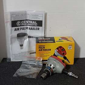 64270 Central Pneumatic Rare Compact Palm Air Nailer Hand Driven Nail Up To 3-1/2 Inch Long- 64270 Central Pneumatic Rare Compact Palm Air Nailer Hand Driven Nail Up To 3-1/2 Inch Long-