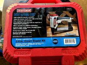 918171 Craftsman 1/4 In Crown Stapler Kit