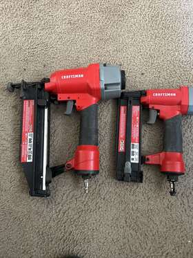 Cmpn1618sb Craftsman 2-tool Pneumatic Nail Gun Kit 18 Ga Brad 16