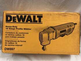 607076-00 Dewalt New Sealed Dw897 16 Gauge Profile Nibbler Free Shipping 607076-00 Dewalt New Sealed Dw897 16 Gauge Profile Nibbler Free Shipping