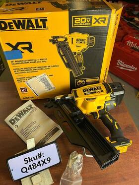 Dcn920b Dewalt Used 20v 21 Degree Cordless Framing Nailer Tool Only Q484x9