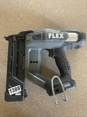 Flex Fx4511-z 24v 18ga 1/4 Inch Narrow Crown Stapler Tool Only For Parts Or Repair