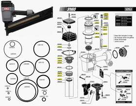 Sn65 Hakatop 445008261269 O Ring Replacement Rebuild Kit For Senco Framing Nailer Sn60 Sn65 Hakatop 445008261269 O Ring Replacement Rebuild Kit For Senco Framing Nailer Sn60