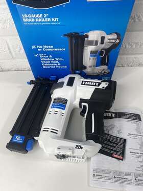 Hpnr02 Hart Working Bare Tool 20v Cordless 18gauge 2 Inch Brad Nailer Hpnr02 Hart Working Bare Tool 20v Cordless 18gauge 2 Inch Brad Nailer