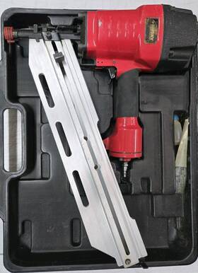 Husky Hd219000av Model 21 Degree 3-1/2 Full Head Framing Nailer Pro Nail W Case