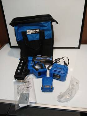 009028 Kobalt Xtr 24v Max 2 1/2-in 16-gauge Cordless Straight Finish Nailer