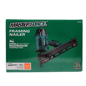 Masterforce 208-5023 34-degree Pneumatic Air Framing Nailer