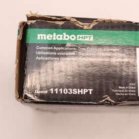 11103shpt Metabo 2500-pk Narrow Crown Finish Staples 18 Ga Electro Galvanized 1/4 Inch X 1