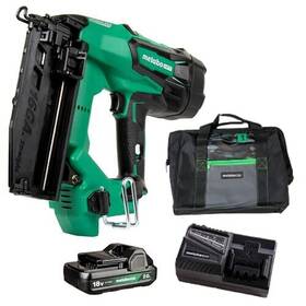 Metabo Hpt 717709029354 18v Multivolt Straight Cordless Finish Nailer Kit 16 Gauge Finis Metabo Hpt 717709029354 18v Multivolt Straight Cordless Finish Nailer Kit 16 Gauge Finis