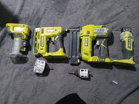 Nail Gun Staple Gun Miter Saw Jig Saw Hole Dozer Bits Pcl424 6 Lot Ryobi Air Strike Compression Stapler Zaws& 2 Dozier Carbide