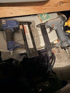Numax S2-18g Brad Nail Guns 18 Gauge Straight Lot Of 2 Blue Gray