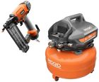 Of60150hb-r213bnf Ridgid Electric Pancake Compressor Brad Nailer Portable Adjustable 0648846071879
