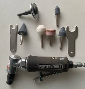 Porter-cable 039404022226 Ptx2 Pneumatic Angled Rotary Tool And Extra Tools Tested Free Ship Porter-cable 039404022226 Ptx2 Pneumatic Angled Rotary Tool And Extra Tools Tested Free Ship