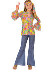 R641171-l Rubies Costume Co Flower Child Girls 883028305599