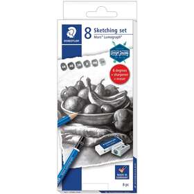 61100c603 Staedtler Mars Lumograph Graphite Pencil Set