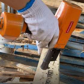 Uw-bd70 Upwood Air Nail Puller Remover Pneumatic Denailer Tool For Recycled Wood Fence Bd70