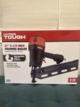 Hyper Tough 21 Degree Pneumatic Framing Nailer, Gun With 50. Fixed Price $60.00.
