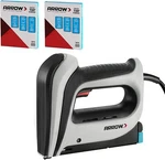 Arrow Corded Electric Gun Stapler With 3750PCS T50 1/4" 3/8" 1/2" Staples. Fixed Price $45.99.