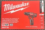 Milwaukee 2407-22 M12 Compact 3/8" Drill/driver Kit. Fixed Price $146.25.