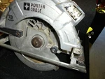 Porter Cable Corded Laser Circular Saw MODEL:PC15CSL 7 1/4". Fixed Price $71.25.