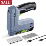 3.6V Electric Cordless 2-IN-1 Nail Gun Battery Powered Stapler New. Fixed Price $49.39.