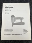 Craftsman Owner's Manual - Model No. 351.184090 Brad Nailer. Fixed Price $9.79.