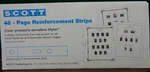 Scott National / Specialty Page Reinforcement Mylar Strips # ACC100 Pack Of 48. Fixed Price $11.50.