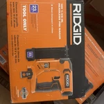Ridgid R09898B 18V 23 Gauge 1-3/8" Headless Pin Nailer Tool Only New Open Box. Fixed Price $94.00.
