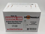 Spotnails 6606PG-10M Staples Ga 7/16" Medium Crown 3/4" Length, Box Of 10,000. Fixed Price $29.00.
