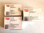 Porter Cable 18-GAUGE Staples NS18050 1/2", NS18063 5/8", NS18100 1" (new) Lot. Fixed Price $59.50.