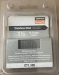 Simpson Strong-tie T18N150FNB 316 Stainless Straight Finish GA.X1.5". Fixed Price $18.88.