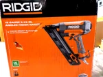 Ridgid R250AFF 15-GAUGE 1/2" Angled Finishing Nail Gun W/clean Drive Technolog. Fixed Price $110.00.