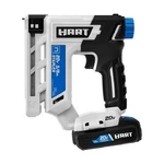 Hart HPNR75B 20-VOLT 3/8 Inch Crown Stapler Kit (1) 1.5AH Lithium-ion. Fixed Price $45.00.