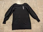 Nwt Cable & Gauge Sz Small Women's Black Long Sleeve Rayon Blend Shirt Gem 0341. Fixed Price $17.99.