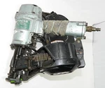 Hitachi Nv 50AP2 2" Coil Nailer Plasti-tacker Made Japan Works Good. Fixed Price $125.00.