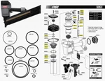 Ring Replacement Rebuild Kit For Senco Framing Nailer SN60 SN65. Fixed Price $22.99.