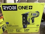 Ryobi One+ 18V 16-GAUGE Cordless Airstrike Straight Finish Nailer (tool Only). Fixed Price $175.00.