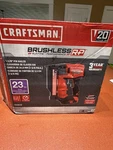 Craftsman CMCN623B V20*/BRUSHLESS Cordless 23GA Pin Nailer Tool Only. Fixed Price $129.95.