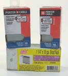 Finish Nail Brad Lot Porter-cable Grip-rite 16GA 18GA Aprox 3 Boxes 6000PCS. Fixed Price $39.99.
