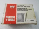 Porter-cable -NS18100 1/4 Crn 1" Leg Galvanized Staples Partial Box. Fixed Price $17.98.