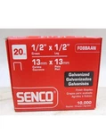 Senco F08BAA 20 Gauge By 1/2-INCH Crown Fine Wire Galvanized Staples. Fixed Price $48.95.