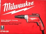 Vintage / Milwaukee 6740-20 Screwgun 2500RPM. Fixed Price $118.00.